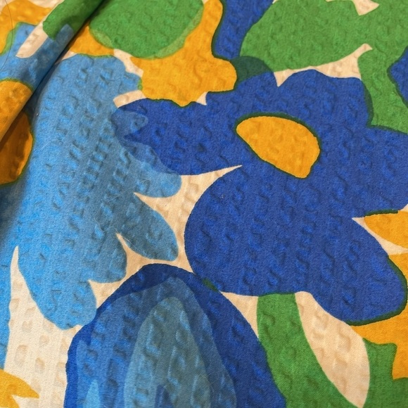 J Crew women's Tie Waist Morning Floral Seersucker Pencil Skirt - Picture 9 of 12